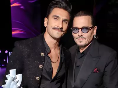 Sharon Stone Calls Ranveer Singh An 'All-Rounder Creative Genius'; Actor Poses With Johnny Depp