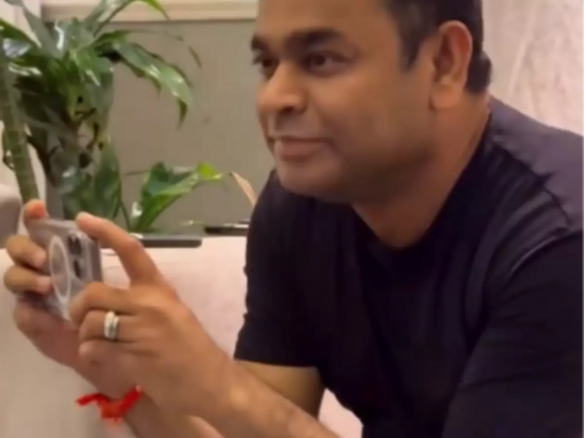 AR Rahman Enjoys Hare Krishna Kirtan At His Dubai Residence