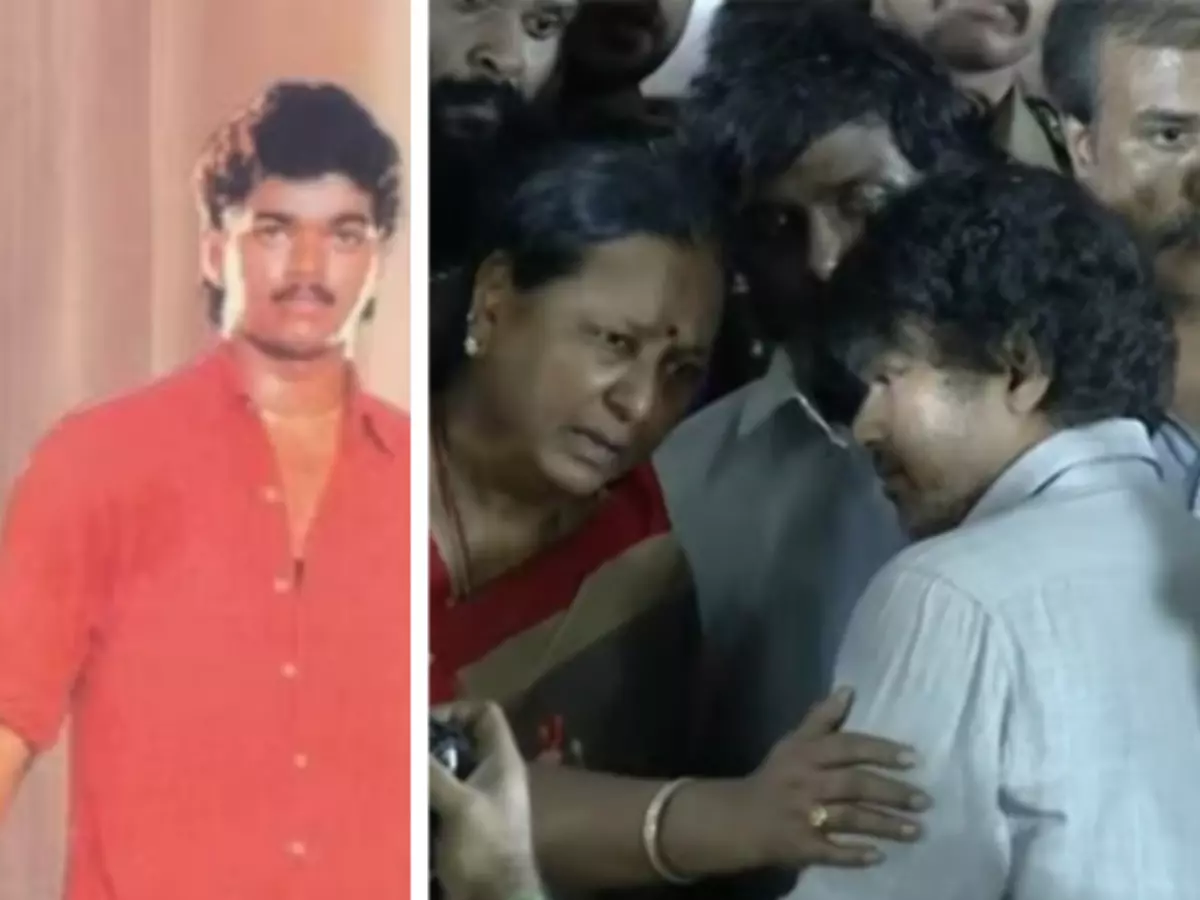 Slipper Hurled At Thalapathy Vijay By Unidentified Man At Vijayakanth's Funeral, Clip Goes Viral