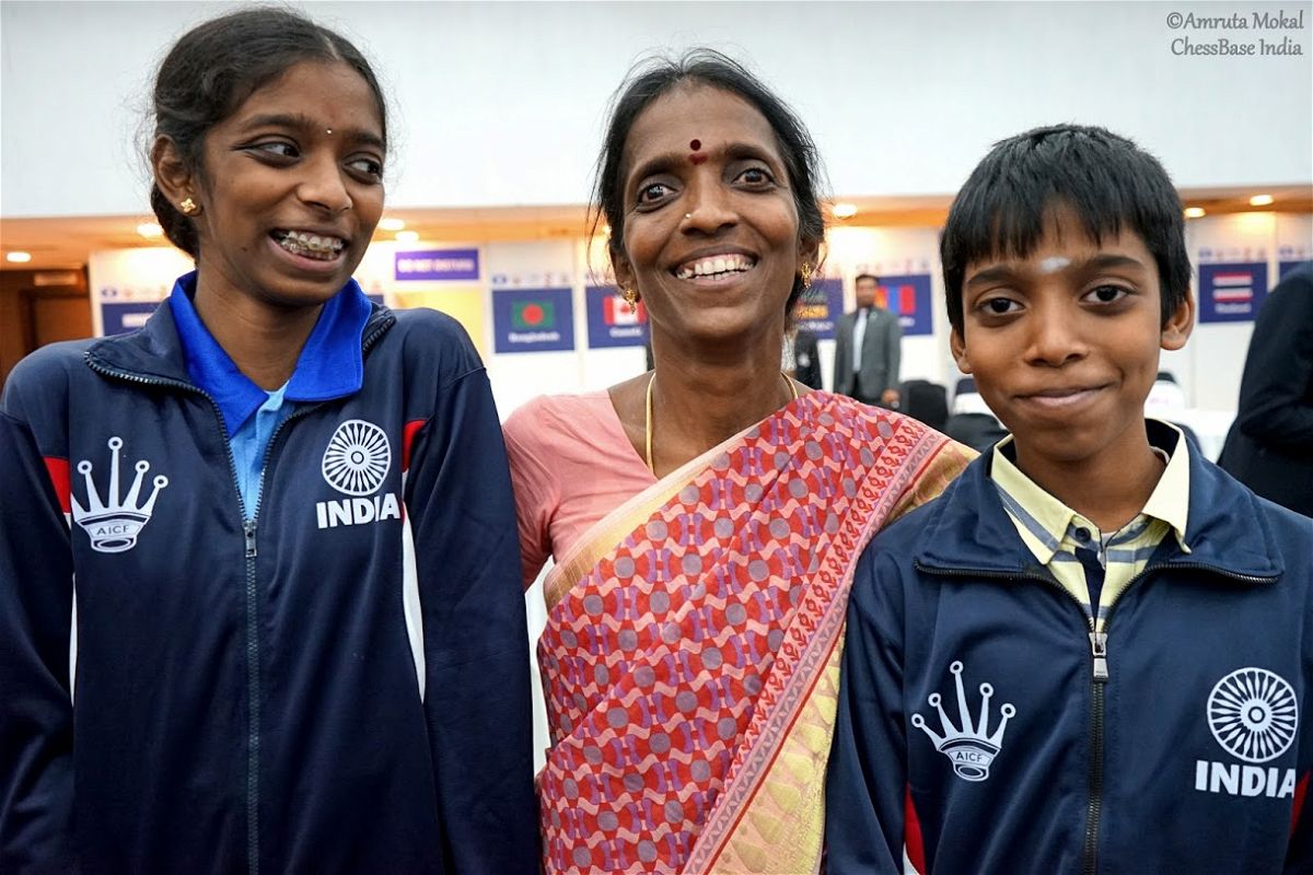 R Praggnanandhaa and his sister Vaishali become the first brother-sister  pair to become Grandmasters