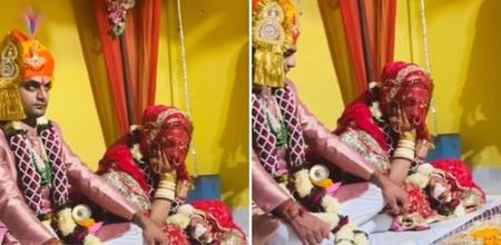 Viral Video: Bride Falls Asleep During Wedding Rituals