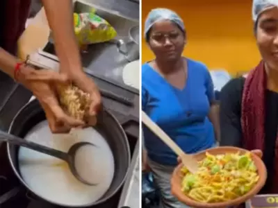 Video Goes Viral With Maggi Made In Milk, The Internet Asks Are You Serious