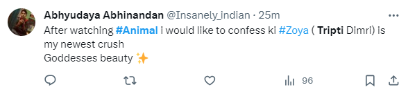 Laila Majnu To Animal. Tripti Dimri