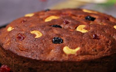 Christmas Plum Cake Recipe - The Artistic Cook