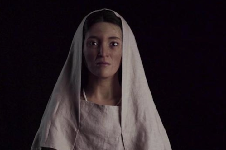 saudi arabia reconstructed face of 2,000-year-old Nabataean woman