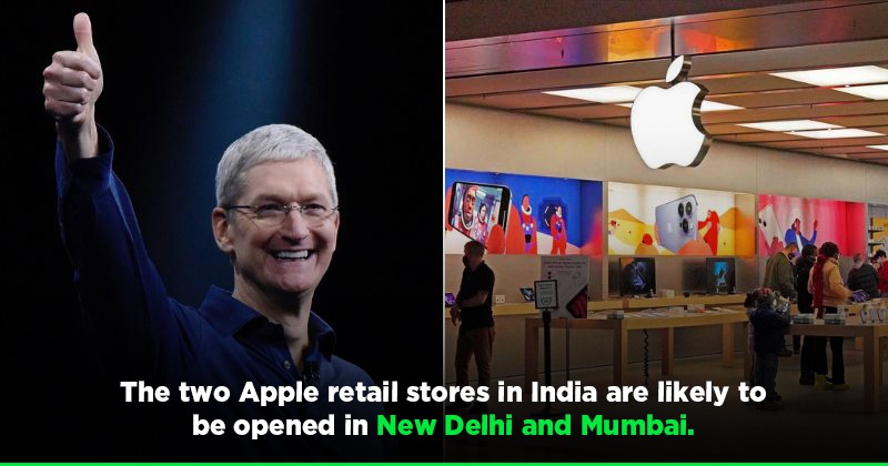 Apple CEO Tim Cook Confirms Plan To Launch Its First Retail Store In ...