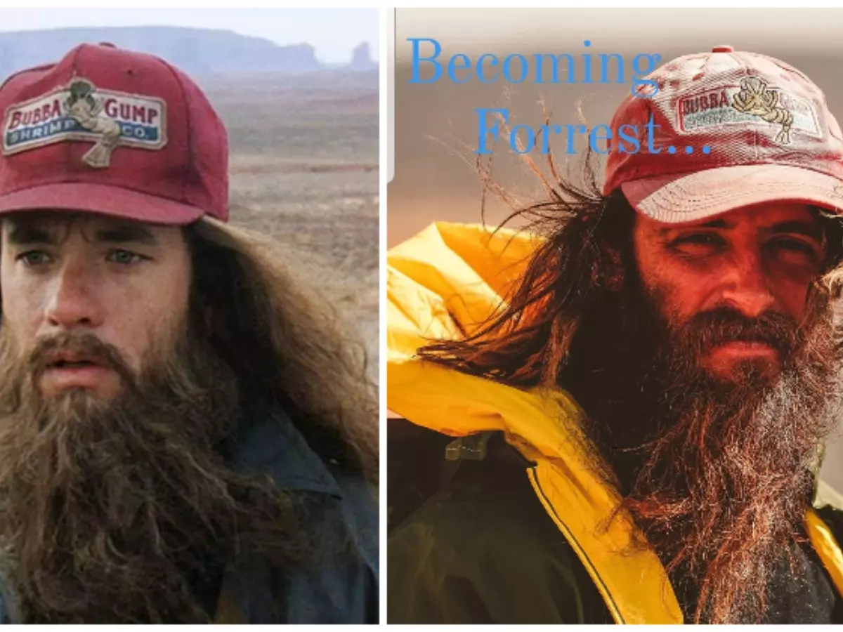 Forrest gump hat and beard hotsell