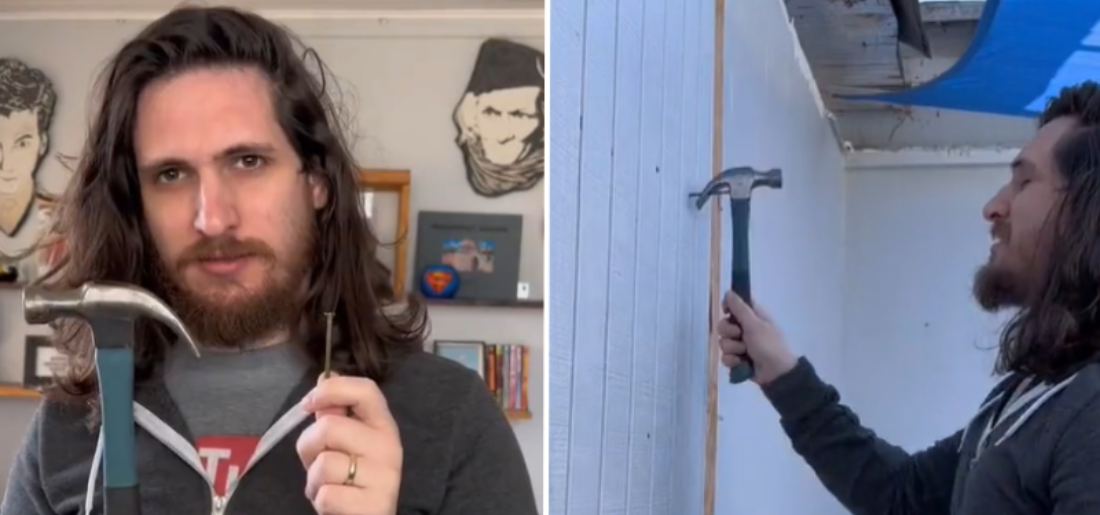 Man Explains Alternate Use Of Curved End Of Hammer In Viral Video
