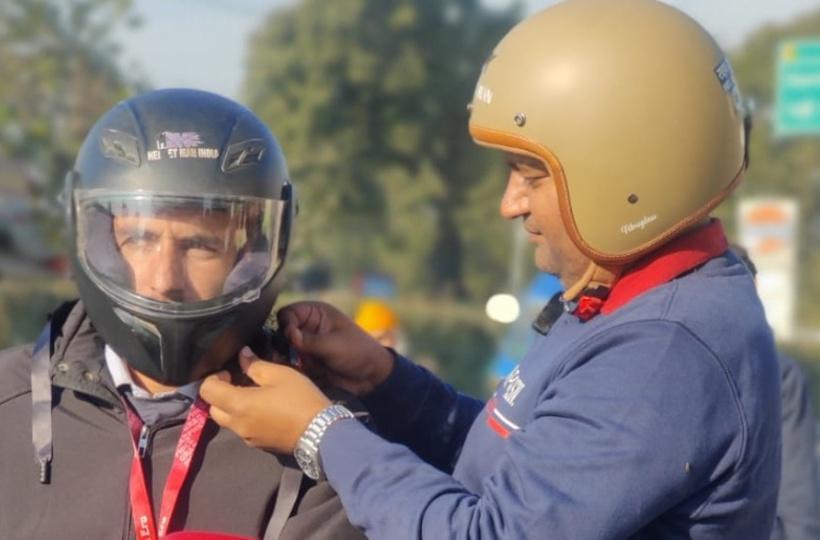 Saving Lives On The Road, One Helmet At A Time, Meet Helmet Man Of India, Raghvendra