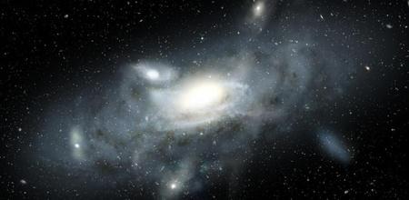 A Young Galaxy Is Eating Its Neighbours 9 Billion Light-Years Away From Earth