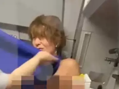Russian Woman Goes Topless Mid Flight
