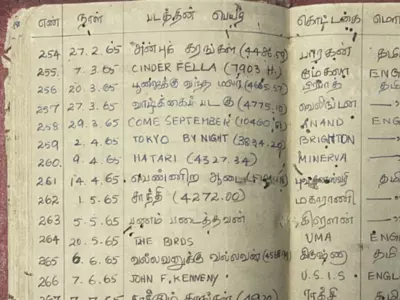 A True Cinema Buff! Man Shares His Grandfather Kept A Record Of The Films He Watched In Theatre