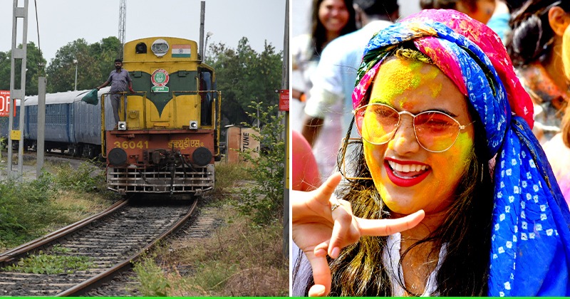 special train in holi