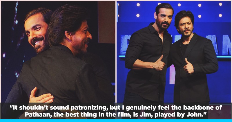 Shah Rukh Khan Calls John Abraham ‘The Backbone' Of 'Pathaan’