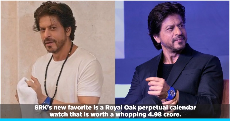 Shah Rukh Khan wears Audemars Piguet's blue Royal Oak Perpetual