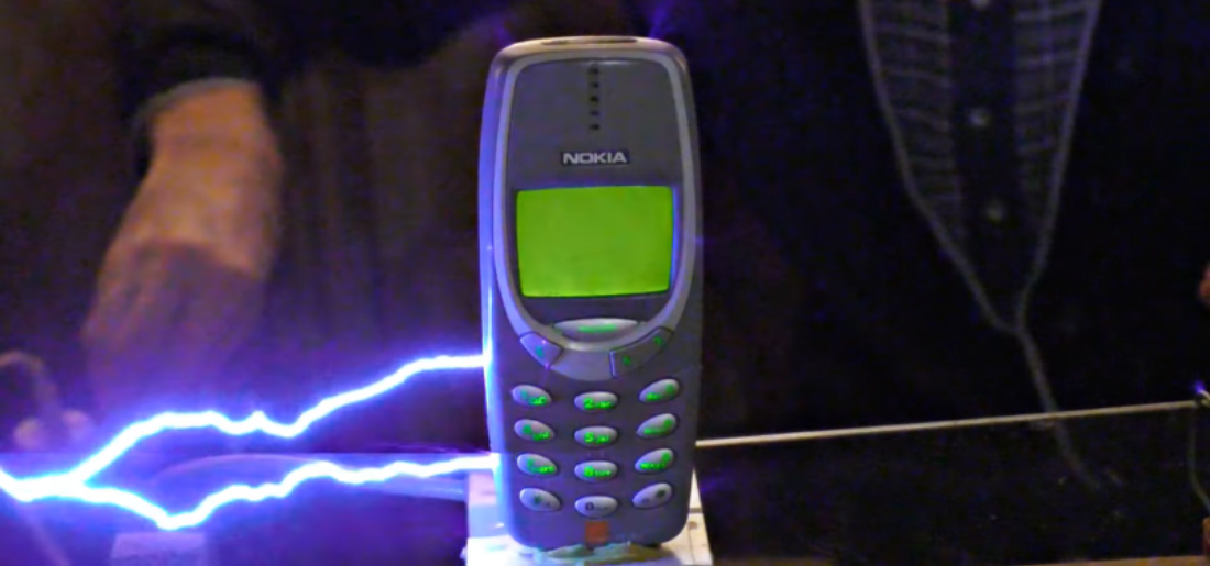 Toughest Nokia 3310 Survives A Charge Of Million Volts