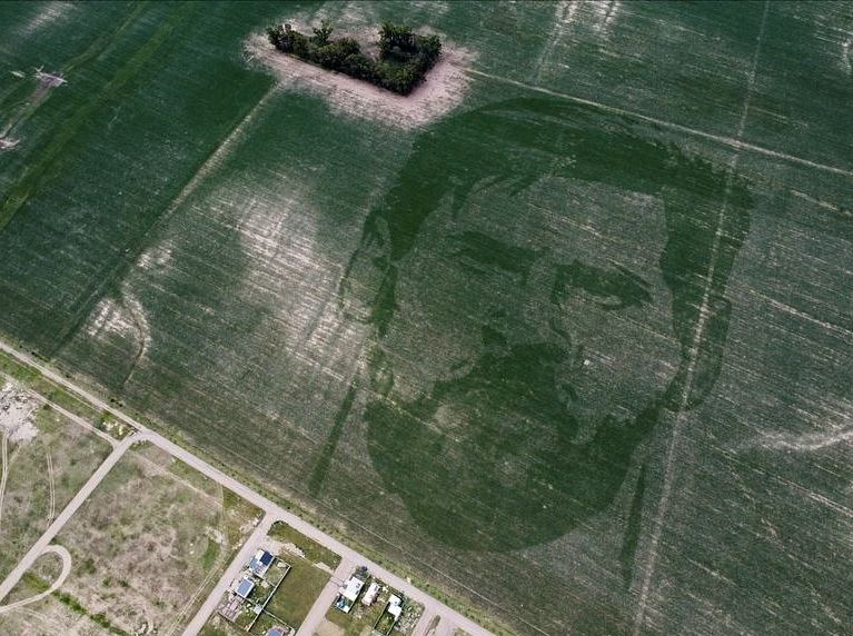 FIFA World Cup: Cornfield In Argentina Planted With Lionel Messi's Face