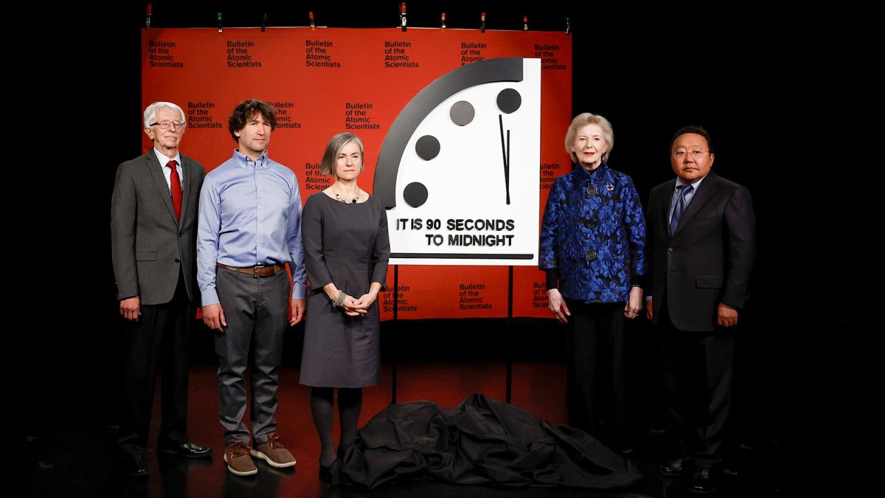 Doomsday Clock: 100 seconds until the end of the world –