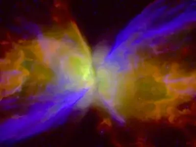 Time Lapse Images Of The Butterfly Nebula Offer New Insights On Its Origin