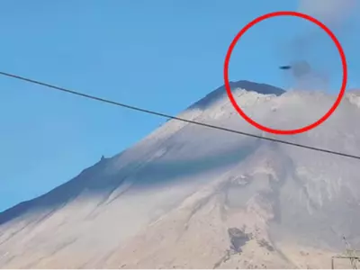 UFO Sighting Near Mexican Volcano In Viral Image