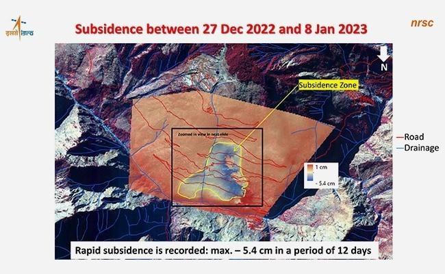 ISRO Report On Joshimath 