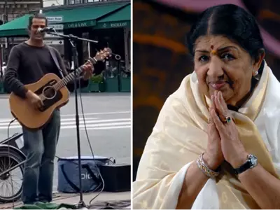 Foreigner Wins Hearts Singing Lata Mangeshkar’s Ajeeb Dastan Hai Yeh In Paris In Viral Video