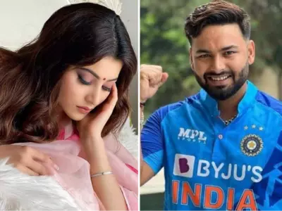 Urvashi Rautela Interrupted By Crowd Chanting Rishabh Pant's Name, Model’s Reaction Goes Viral
