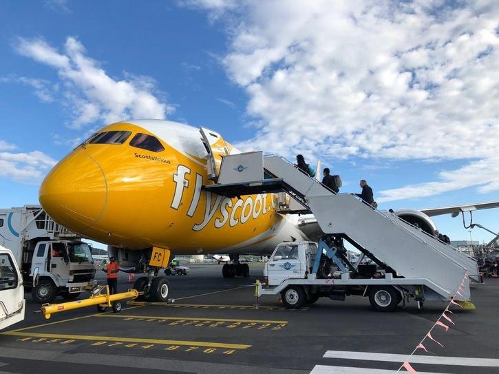 Scoot Airline Singapore Flight Takes Off From Amritsar Hours Ahead