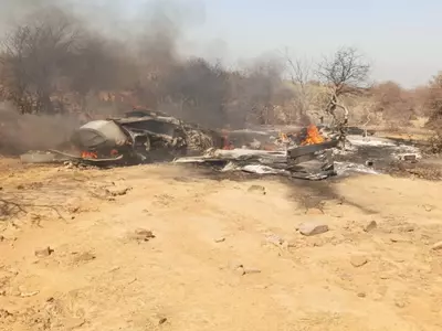 Sukhoi 30 Mirage 2000 aircraft crash in Morena Madhya Pradesh