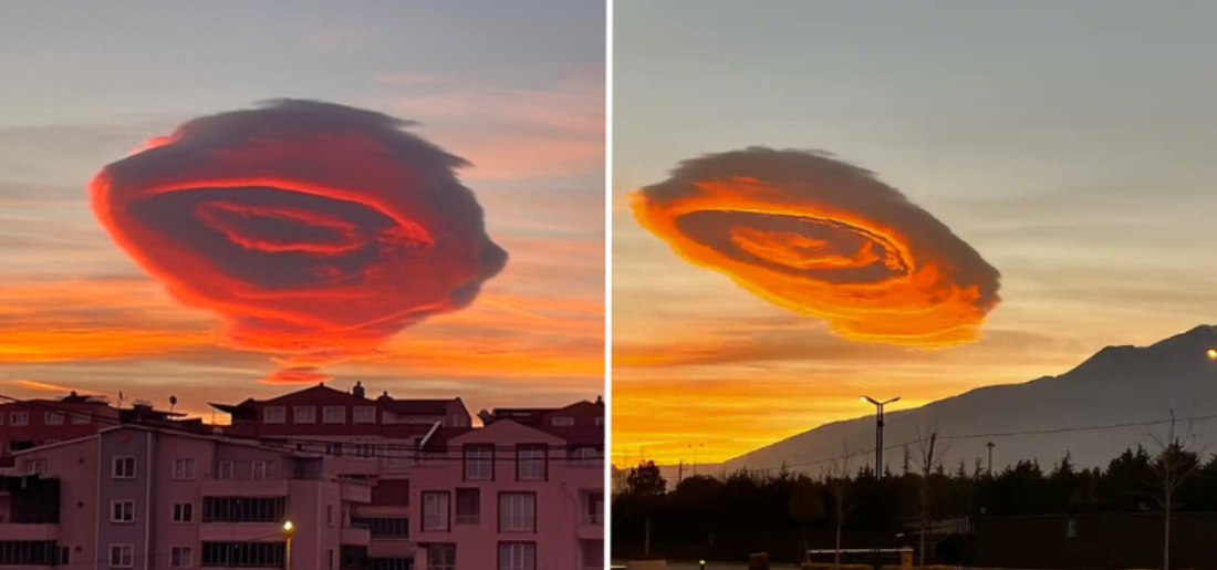 Turkey 'UFOLike' Cloud Stuns The