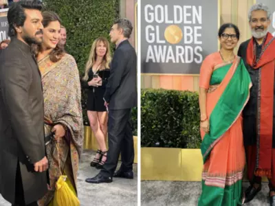 From Dhoti-Kurta To Saree, Here's How The Team Of RRR Represented India At Golden Globe Awards