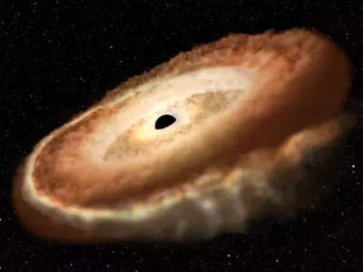 Hubble Captures Supermassive Black Hole Eating A Star Millions Of Light Years Away