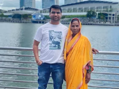 man takes mother to singapore linkedin viral post wins hearts