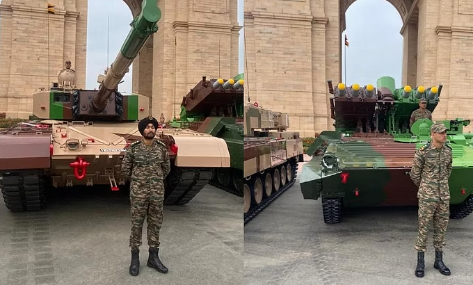 made in india weapons Republic Day 2023