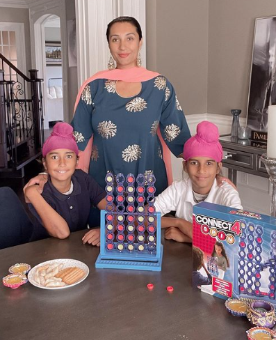 sikh mom designs helmet for kids 