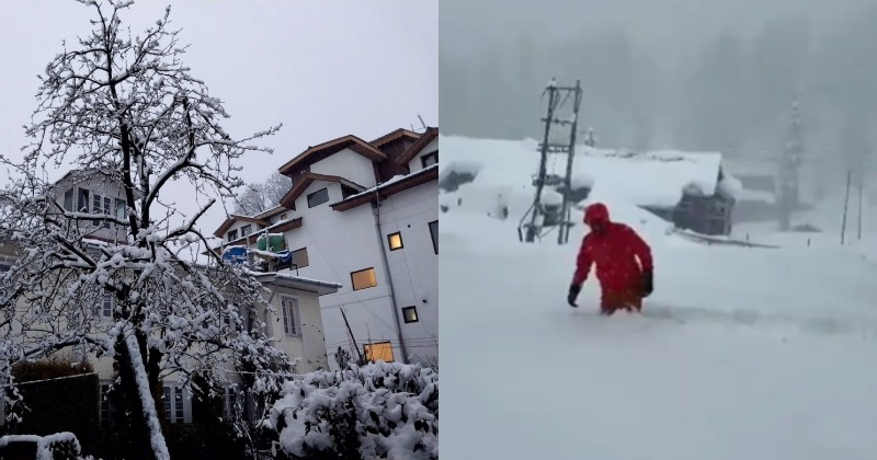 ‘Snowfall’ Trends On Twitter As Tourists Share Magical Pictures, Videos