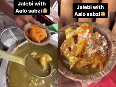 A Food Blogger's Experiment With Jalebi And Aloo Sabzi