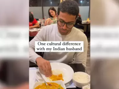 A Viral Video About Indian Husband And American Wife's Culinary Contrasts.