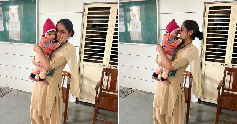 Ahmedabad policewoman becomes a mother