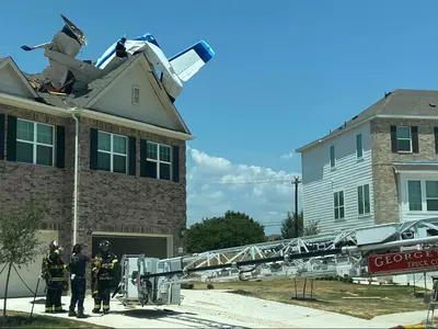 Airplane Crashes Into Georgetown Duplex Roof, Injuring Three