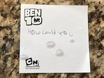 An Adorable Note From A Little Boy To His Brother About Stolen Snacks