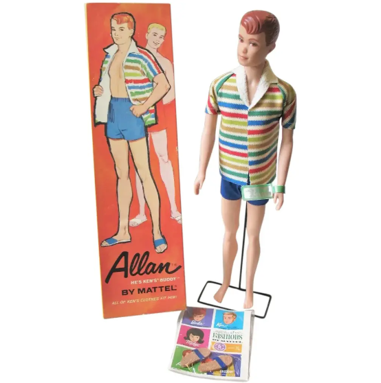 Vintage Alan Doll Allan Doll Ken Dolls Barbie Doll Friend Ken