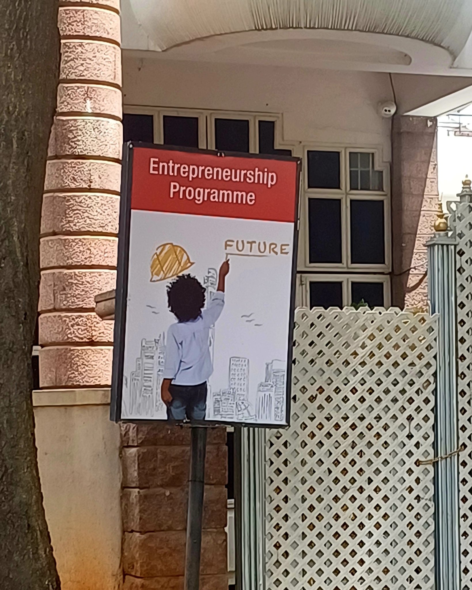 Entrepreneurship program in Bangalore is the future, poster in preschool