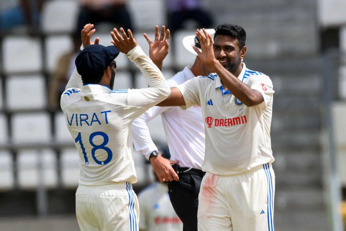 R Ashwin became the first Indian to dismiss father and son