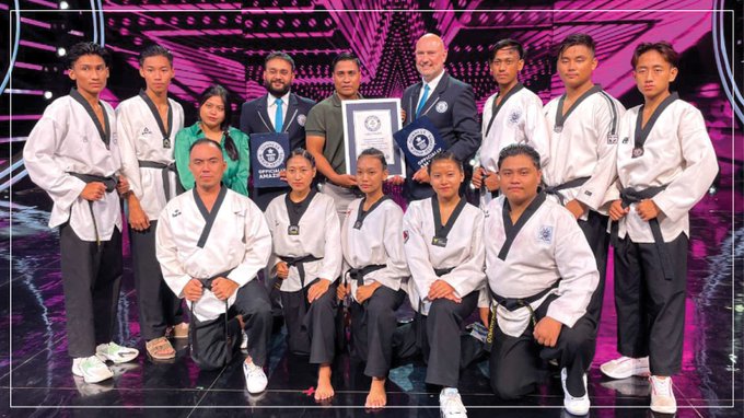 Nagaland Taekwondo team created history