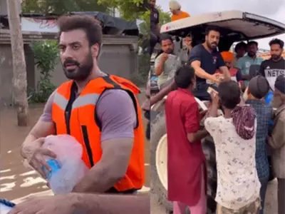 Ek Tha Tiger Fame Gavie Chahal Dabbles In Punjab’s Flooded Areas, Provides Aid To Affected People