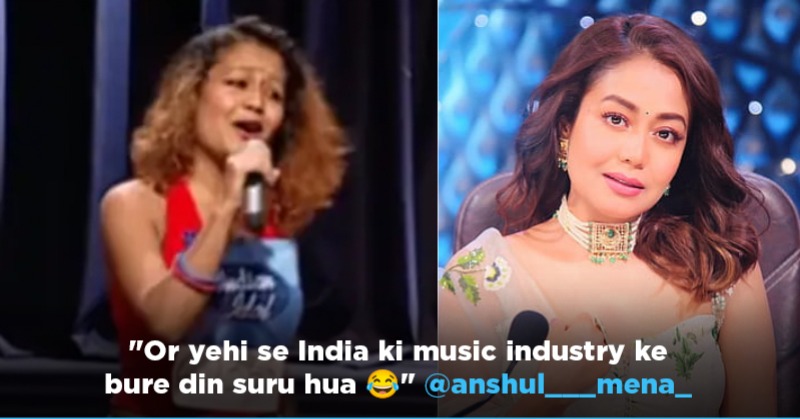 Internet Hilariously Reacts To Neha Kakkar S Viral Audition Video