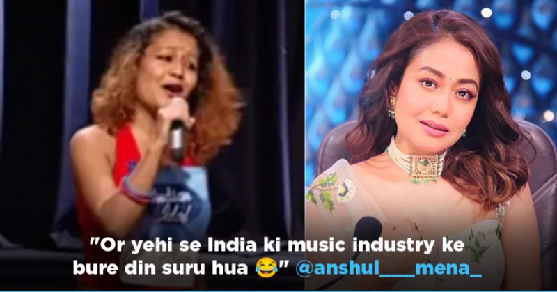 Internet Hilariously Reacts To Neha Kakkars Viral Audition Video