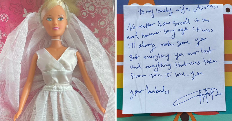 Husband surprises his wife with a Barbie gift and the reason is hilarious