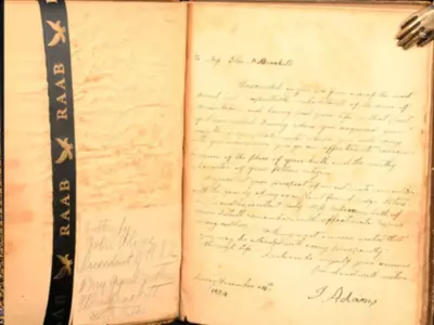 John Adams Letter To Teenage Bride Auctioned